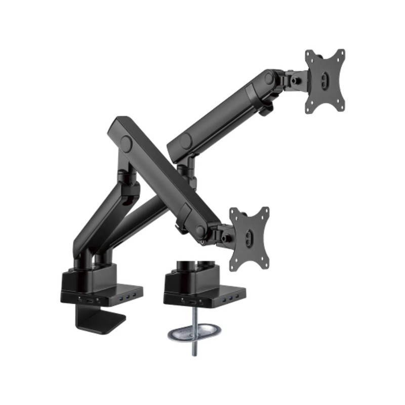 Epic Gamers Stealth Dual Monitor Arms with Docking Station - حامل شاشة